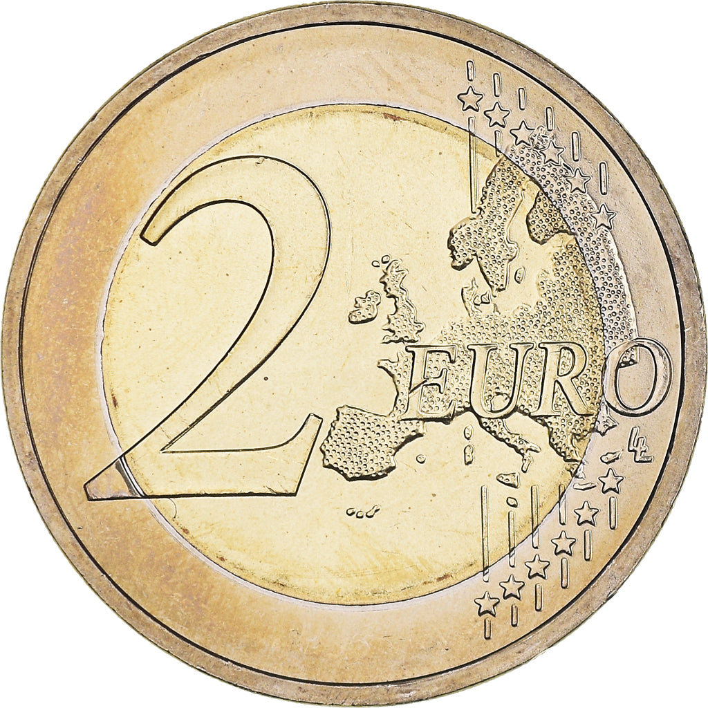 Niemcy, 2 Euro, Hessen, 2015, Hambourg, AU(55-58), Bimetaliczny, KM:New