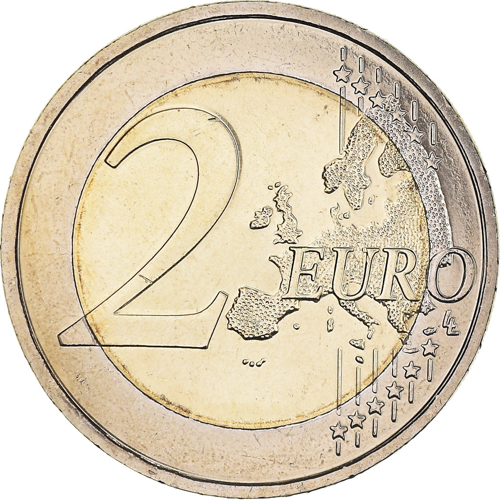 Niemcy - RFN, 2 Euro, Hessen, 2015, Munich, MS(60-62), Bimetaliczny, KM:New