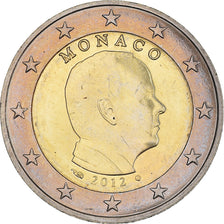 Monaco, 2 Euro, Prince Albert, 2012, Paris, SPL, Bi-metallico, Gadoury:MC 195