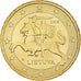 Lithuania, 50 Euro Cent, 2015, MS(64), Brass