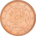Lituania, 5 Euro Cent, 2015, FDC, Latón, KM:207