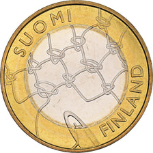 Finland, 5 Euro, Province d'Åland, 2011, Vantaa, MS(60-62), Bi-Metallic, KM:177