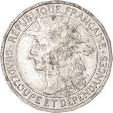 GUADELOUPE, Franc, 1903, KM #46, AU(50-53), Copper-Nickel, 25, Lecompte #57,...