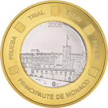 Monaco, medaglia, Essai 1 euro, 2005, SPL+, Bi-metallico