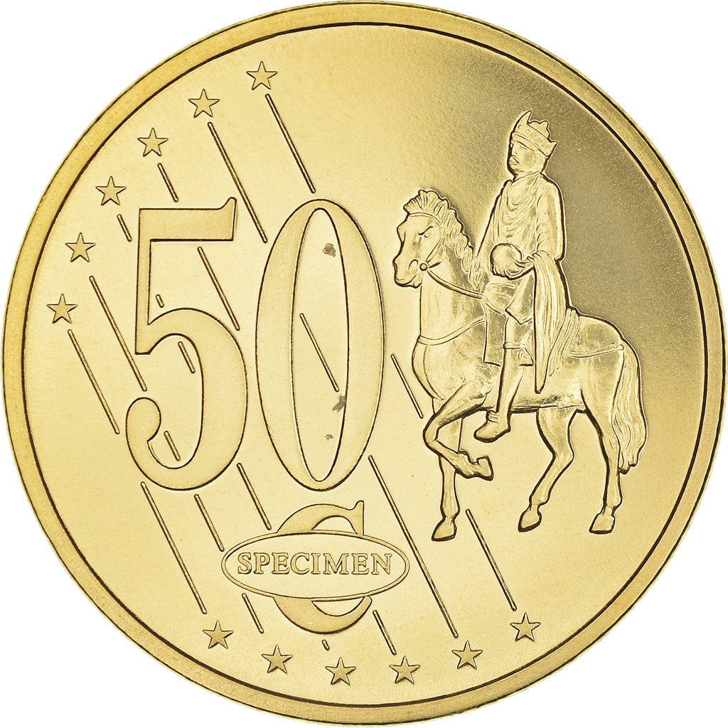 Mónaco, 50 Euro Cent, 2005, Exonumia, FDC, Latón