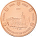 Monaco, 2 Euro Cent, 2005, unofficial private coin, FDC, Copper Plated Steel