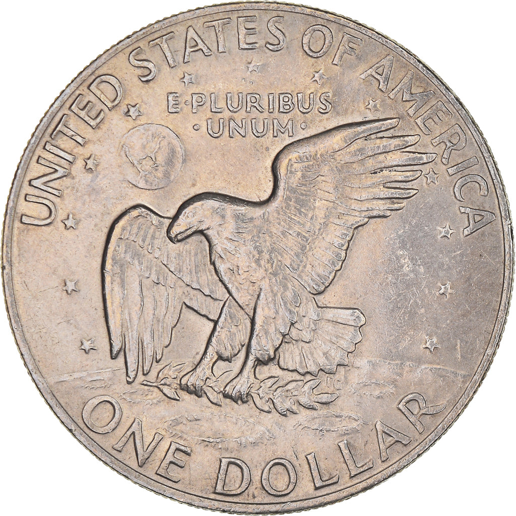 Coin, United States, Eisenhower Dollar, Dollar, 1974, U.S. Mint, Philadelphia