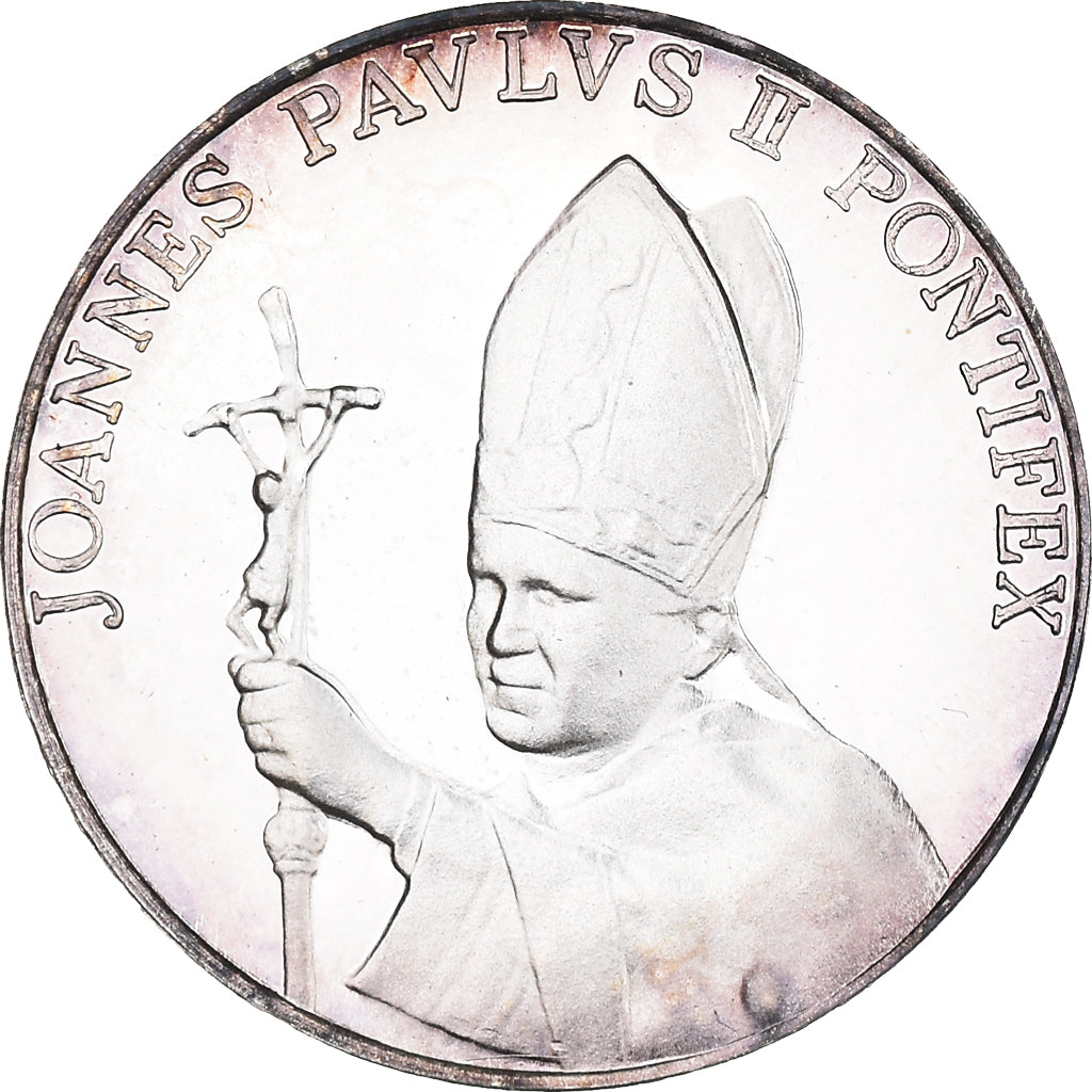 Vatican, Medal, Visite de Jean-Paul II à Strasbourg, Religions & beliefs, 1988