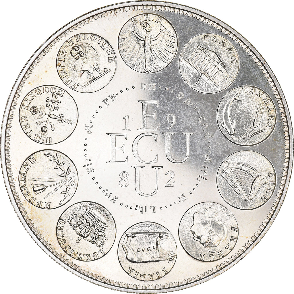 Francia, medaglia, Ecu Europa, 1982, Rodier, SPL, Argento