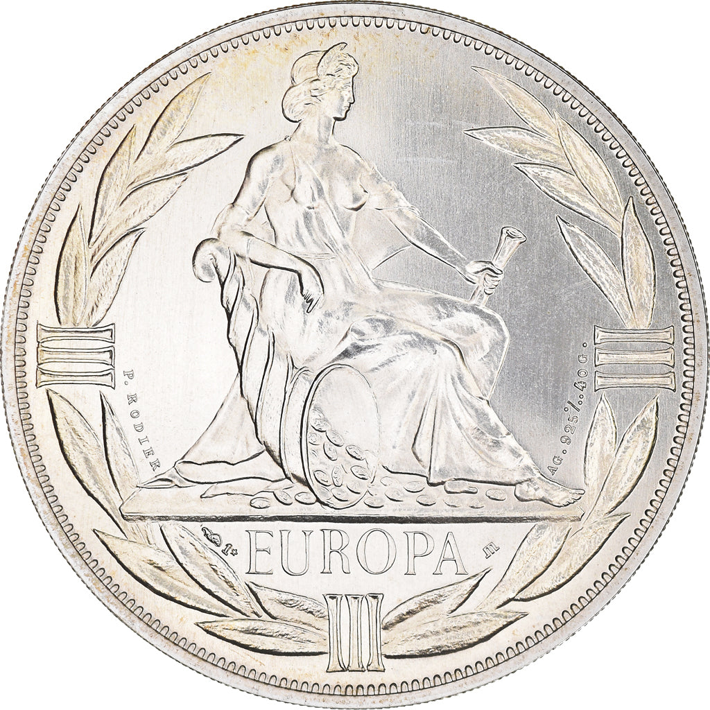 Francia, medaglia, Ecu Europa, 1982, Rodier, SPL, Argento