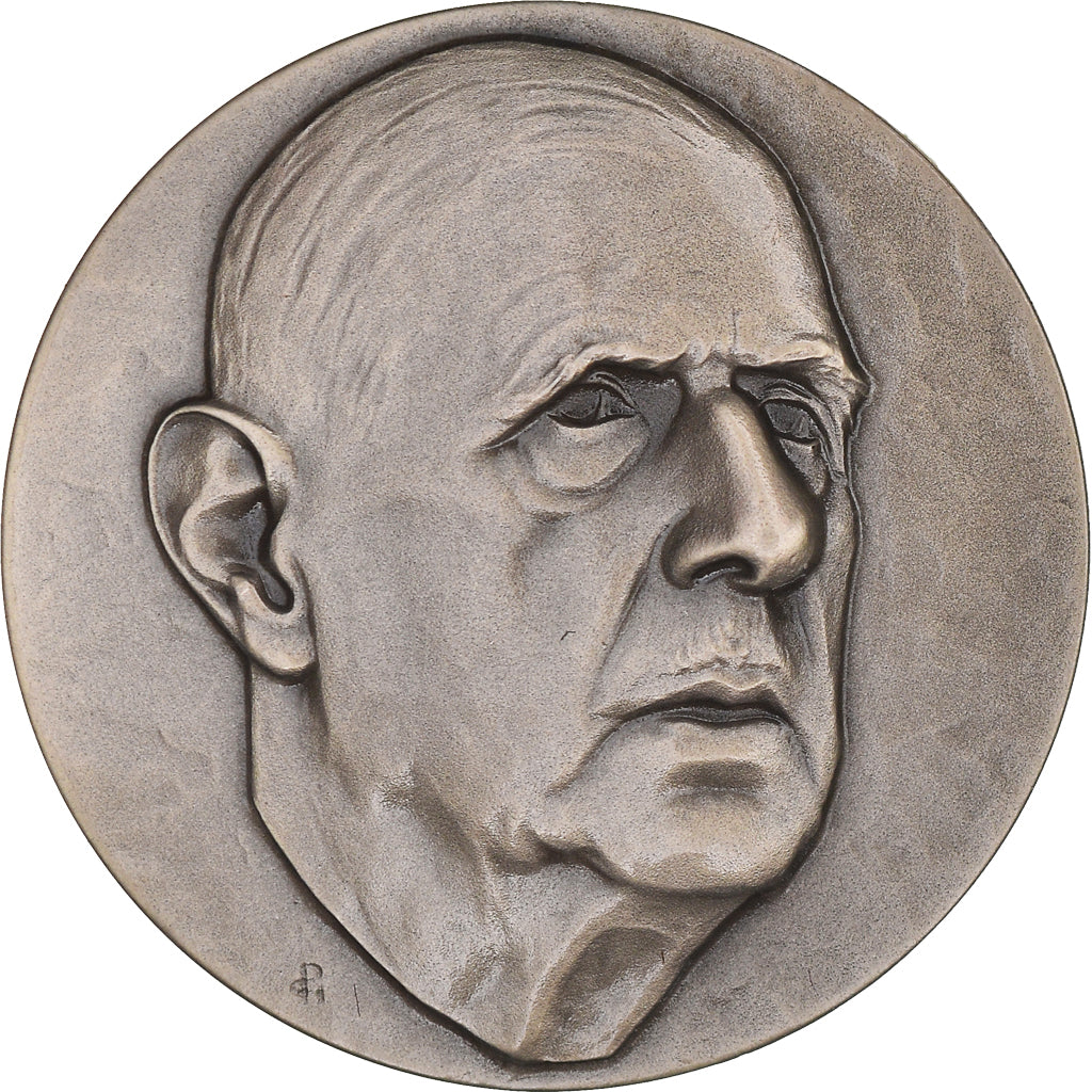 Francia, medaglia, French Fifth Republic, History, Charles de Gaulle, SPL