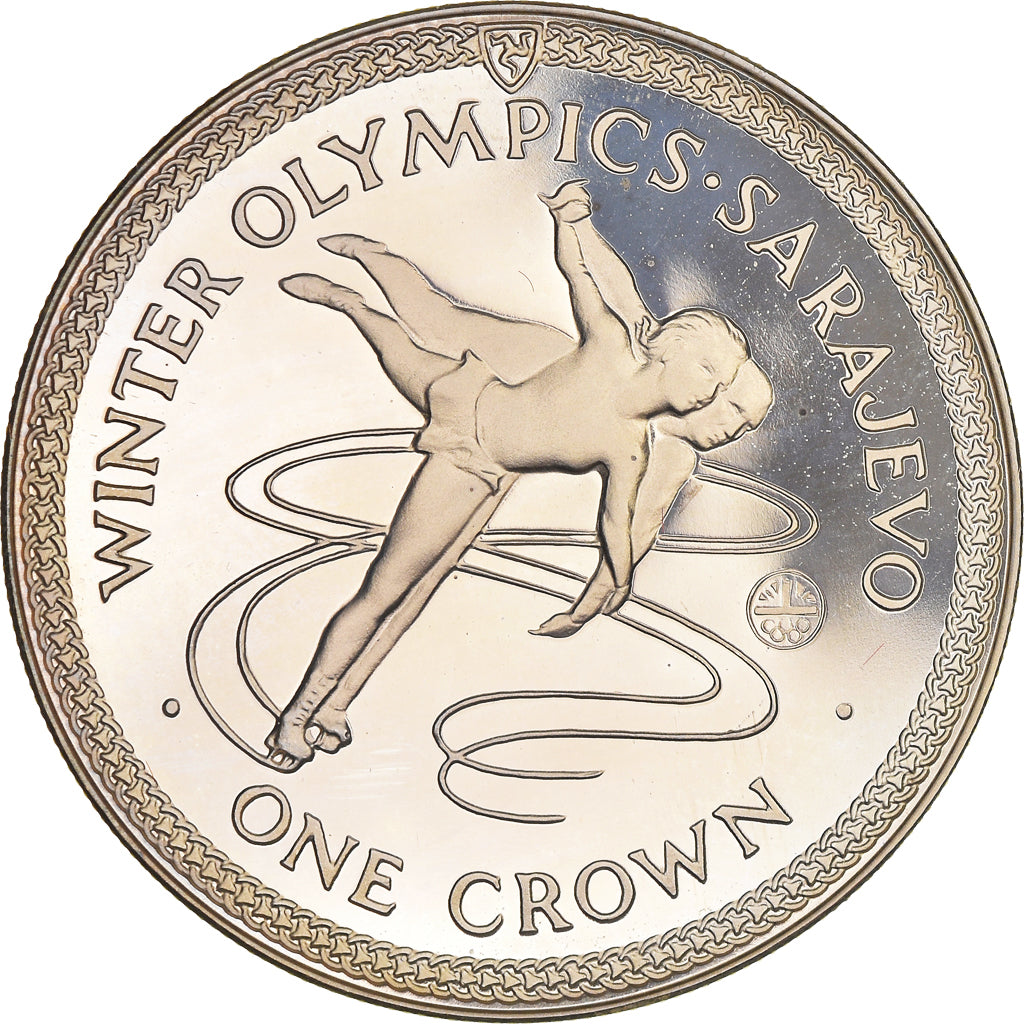 Monnaie, Île de Man, Elizabeth II, Crown, 1984, Pobjoy Mint, Proof, SPL+