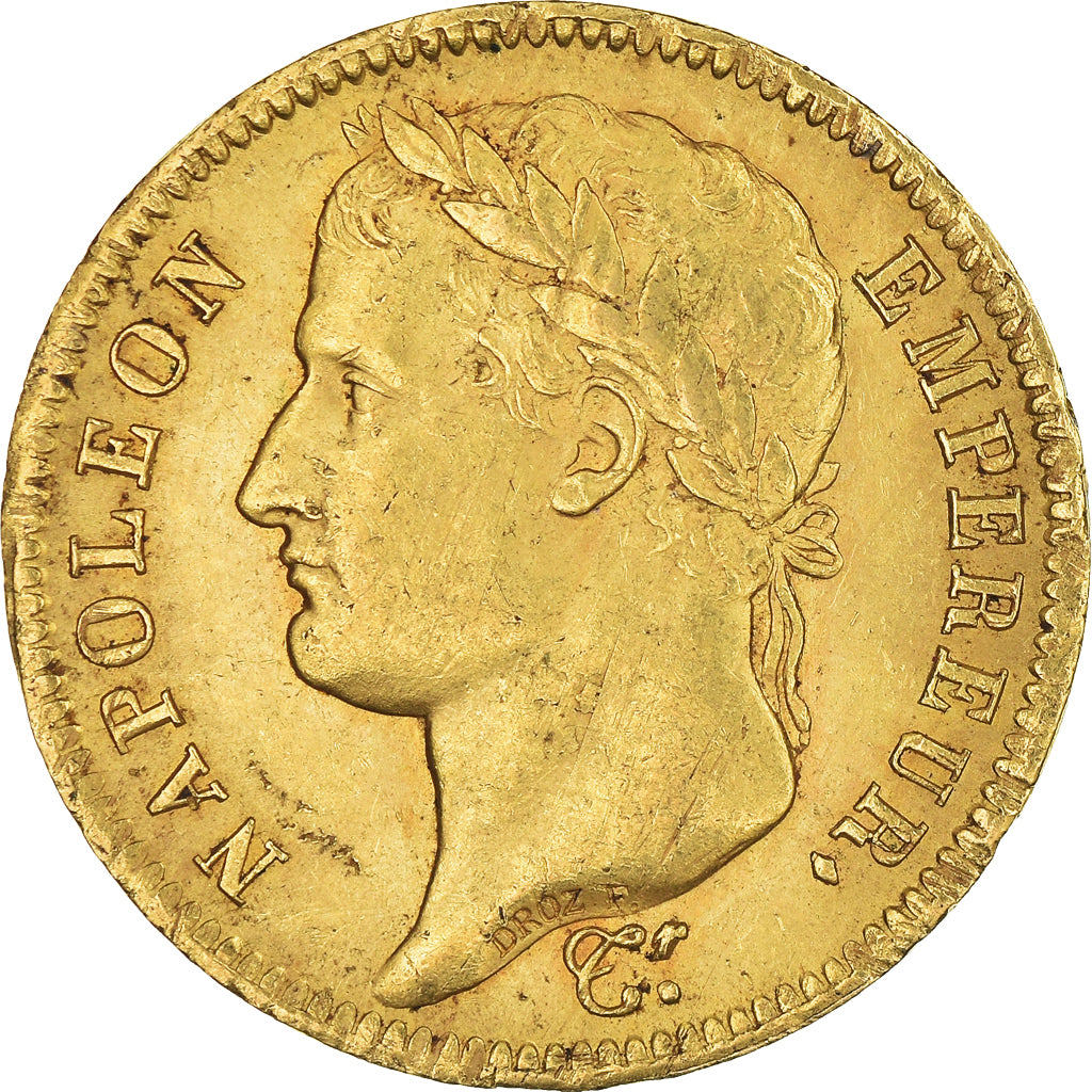 Münze, Frankreich, Napoléon I, 40 Francs, 1811, Paris, SS+, Gold, KM:696.1