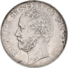 Coin, German States, BADEN, Friedrich I, Thaler, Vereinsthaler, 1869, EF(40-45)