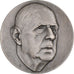France, Medal, French Fifth Republic, History, Charles de Gaulle, MS(64), Silver