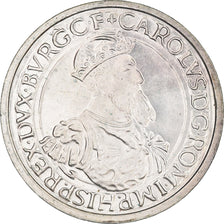 Munten, België, 5 Ecu, 1987, UNC-, Zilver, KM:166