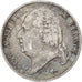 FRANCE, Louis XVIII, Franc, 1823, Paris, KM #709.1, EF(40-45), Silver, Gadoury..