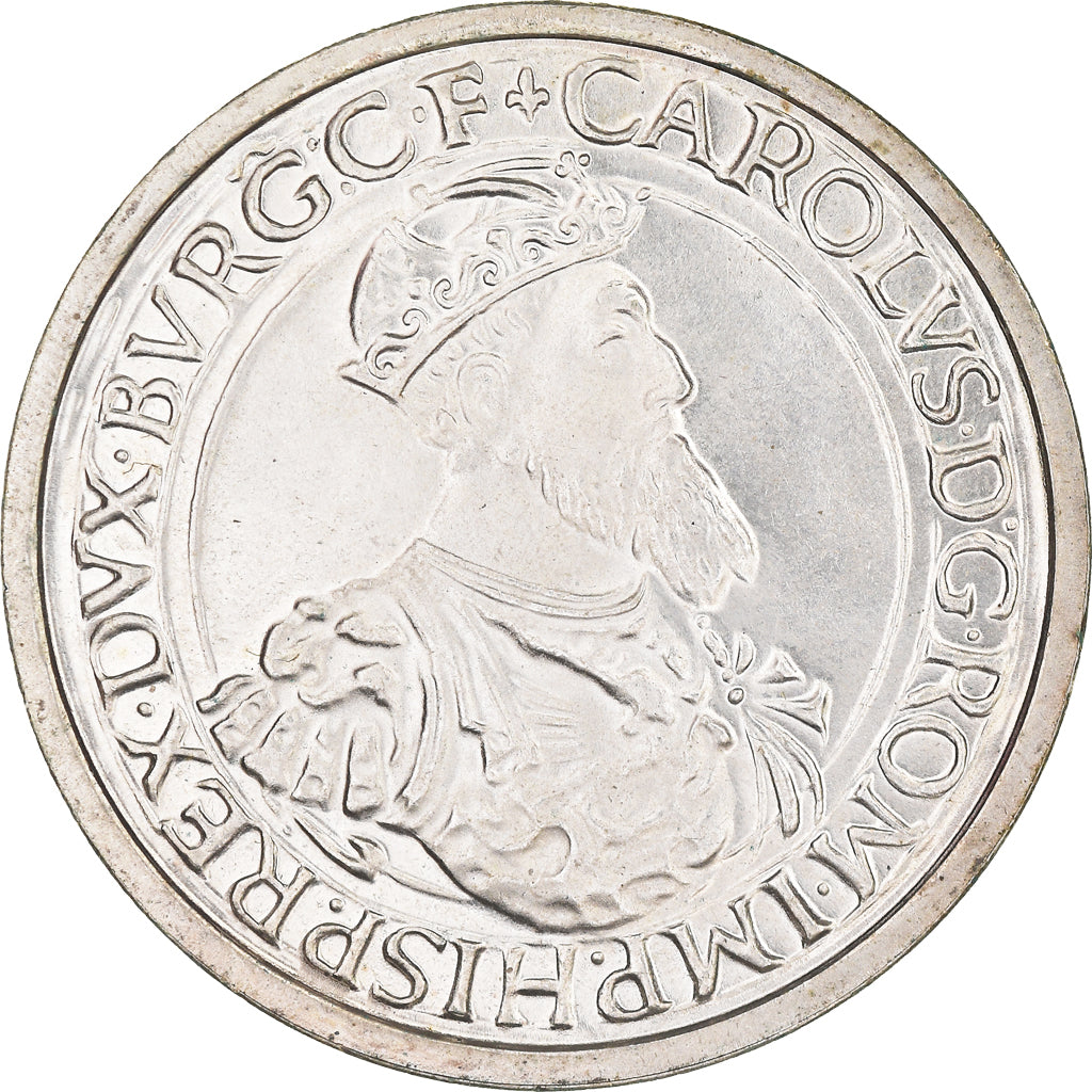 Moeda, Bélgica, 5 Ecu, 1987, MS(63), Prata, KM:166