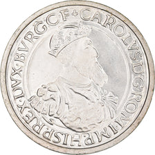 Moeda, Bélgica, 5 Ecu, 1987, MS(63), Prata, KM:166