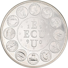Francia, medaglia, Ecu Europa, 1990, Rodier, SPL+, Argento