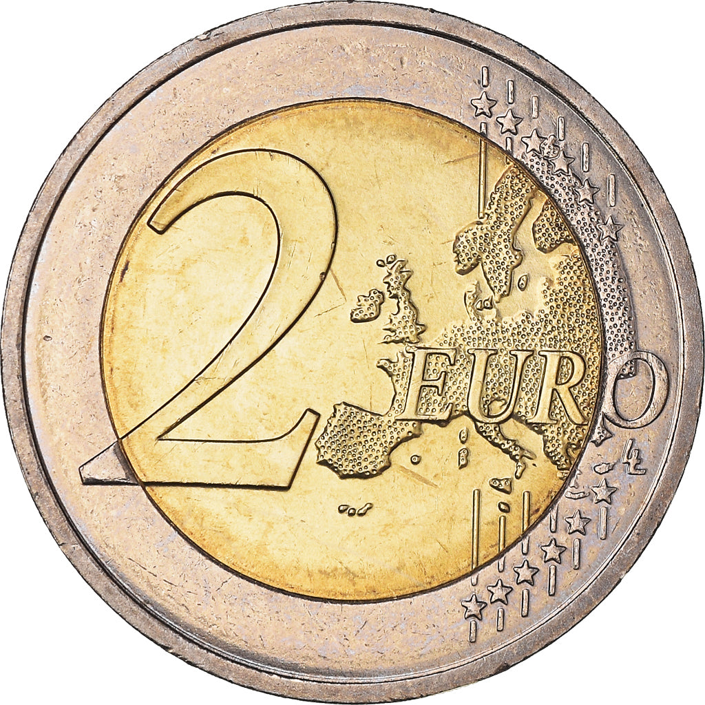 Malta, 2 Euro, 2008, Paris, MS(63), Bi-Metallic, KM:132