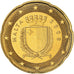 Malta, 20 Euro Cent, The arms of Malta, 2008, MS(65-70), Nordic gold