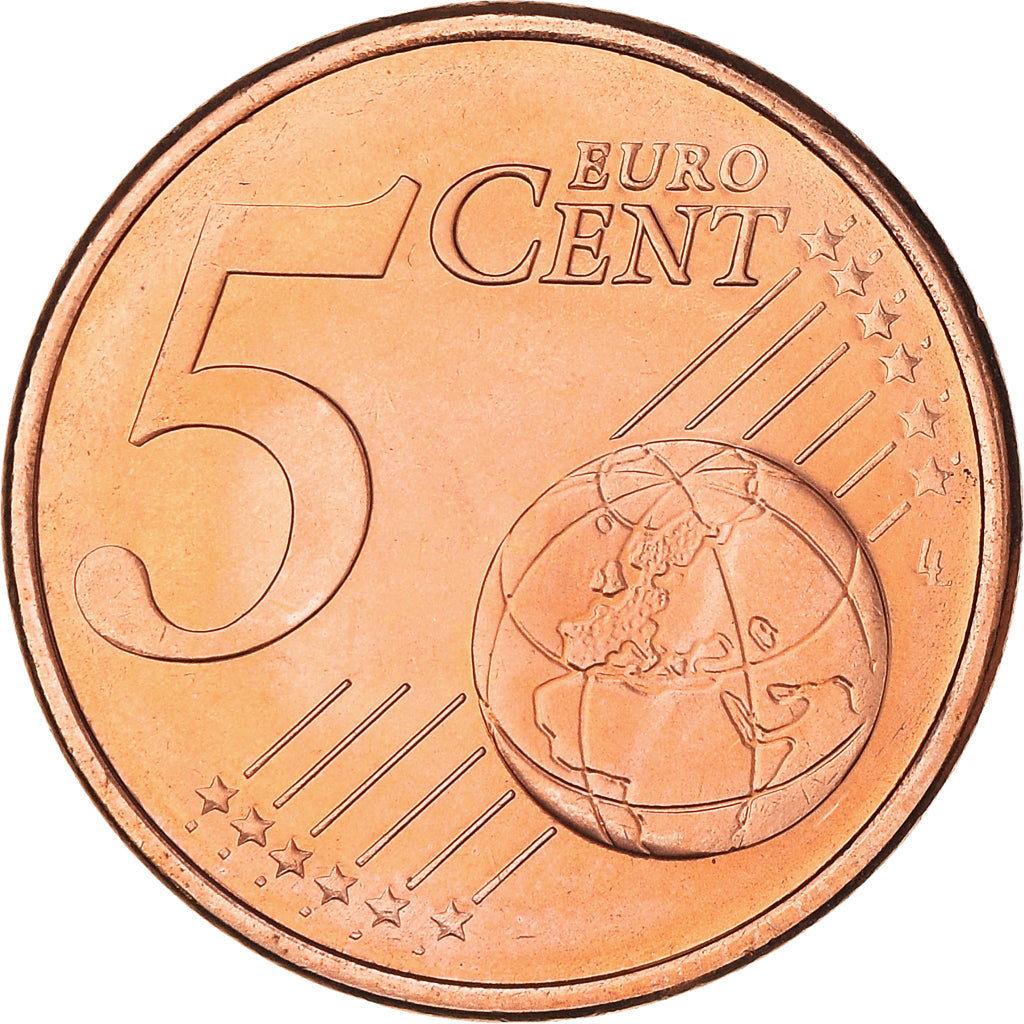 Malta, 5 Euro Cent, Mnajdra Temple Altar, 2008, MS(65-70), Copper Plated Steel