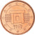 Malta, Euro Cent, 2008, UNZ+, Copper Plated Steel, KM:New