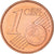 Malta, Euro Cent, 2008, MS(64), Aço Cromado a Cobre, KM:New