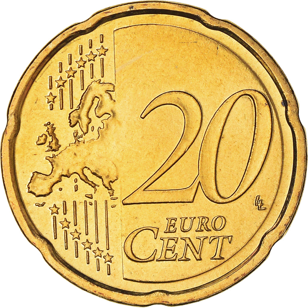 Cyprus, 20 Euro Cent, Kyrenia ship, 2008, MS(65-70), Nordic gold