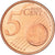 Chypre, 5 Euro Cent, Two mouflons, 2008, SPL, Cuivre plaqué acier
