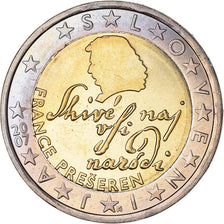 Słowenia, 2 Euro, 2007, Vantaa, MS(63), Bimetaliczny, KM:75