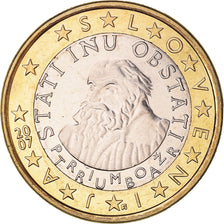 Slovénie, Euro, 2007, SPL, Bimétallique, KM:74