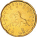 Eslovénia, 20 Euro Cent, A pair of Lipizzaner horses, 2007, MS(60-62), Nordic