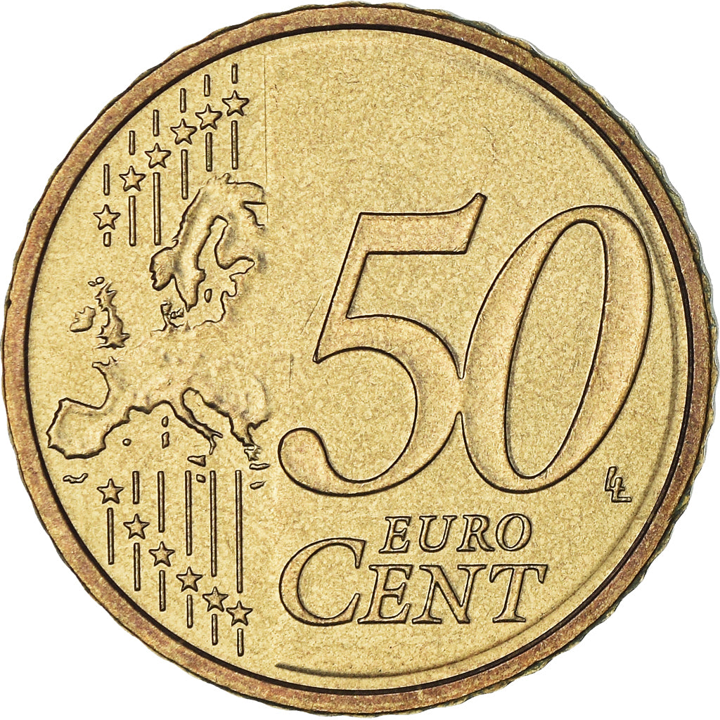 Latvia, 50 Euro Cent, large coat of arms of the Republic, 2014, MS(63), Nordic