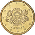 Łotwa, 10 Euro Cent, large coat of arms of the Republic, 2014, MS(63), Nordic