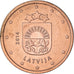 Lettonia, 2 Euro Cent, 2014, Stuttgart, BB+, Acciaio placcato rame, KM:151