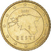 Estonia, 50 Euro Cent, 2011, Vantaa, EF(40-45), Brass, KM:66