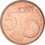 Estonia, 5 Euro Cent, 2011, Vantaa, BB, Acciaio placcato rame, KM:63