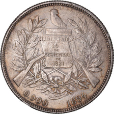 Coin, Guatemala, Peso, 1894, AU(55-58), Silver, KM:210