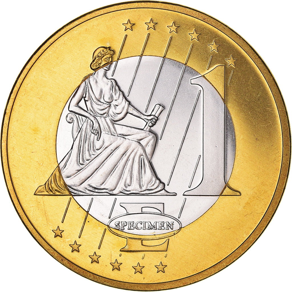 Litwa, Fantasy euro patterns, Euro, 2003, MS(64), Bimetaliczny