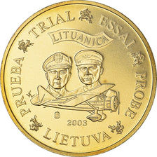 Lituania, Fantasy euro patterns, 50 Euro Cent, 2003, SPL+, Bi-metallico