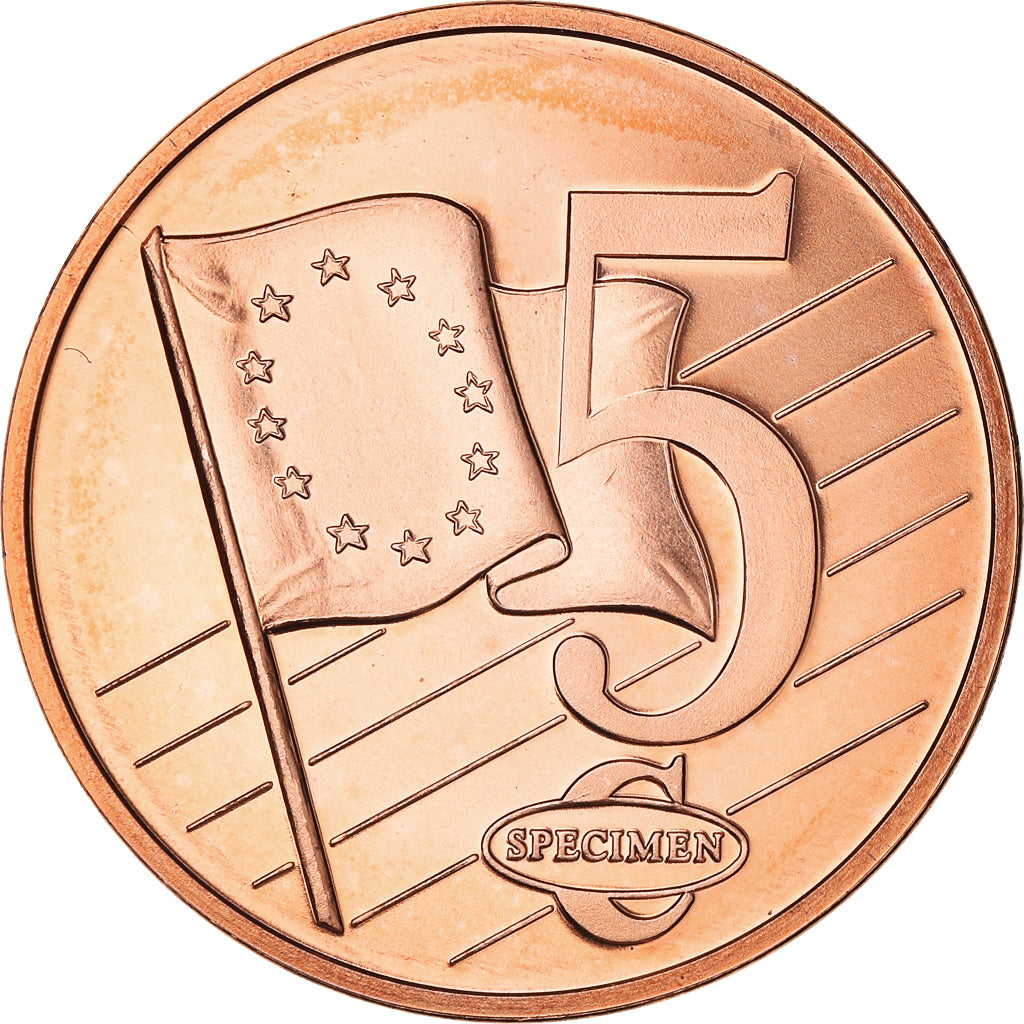 Litwa, Fantasy euro patterns, 5 Euro Cent, 2003, MS(64), Miedź platerowana