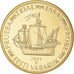 Estónia, 20 Euro Cent, 2003, unofficial private coin, MS(64), Latão