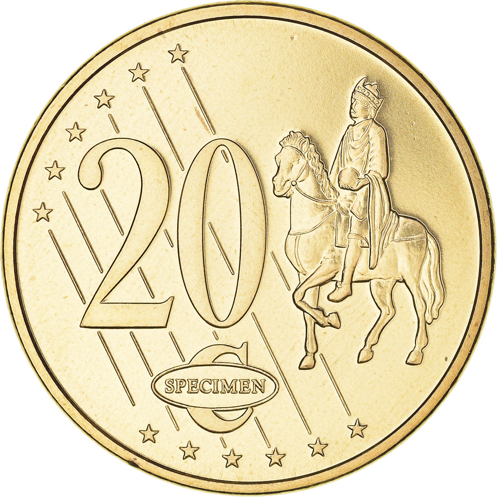 Estonia, 20 Euro Cent, 2003, unofficial private coin, MS(64), Brass