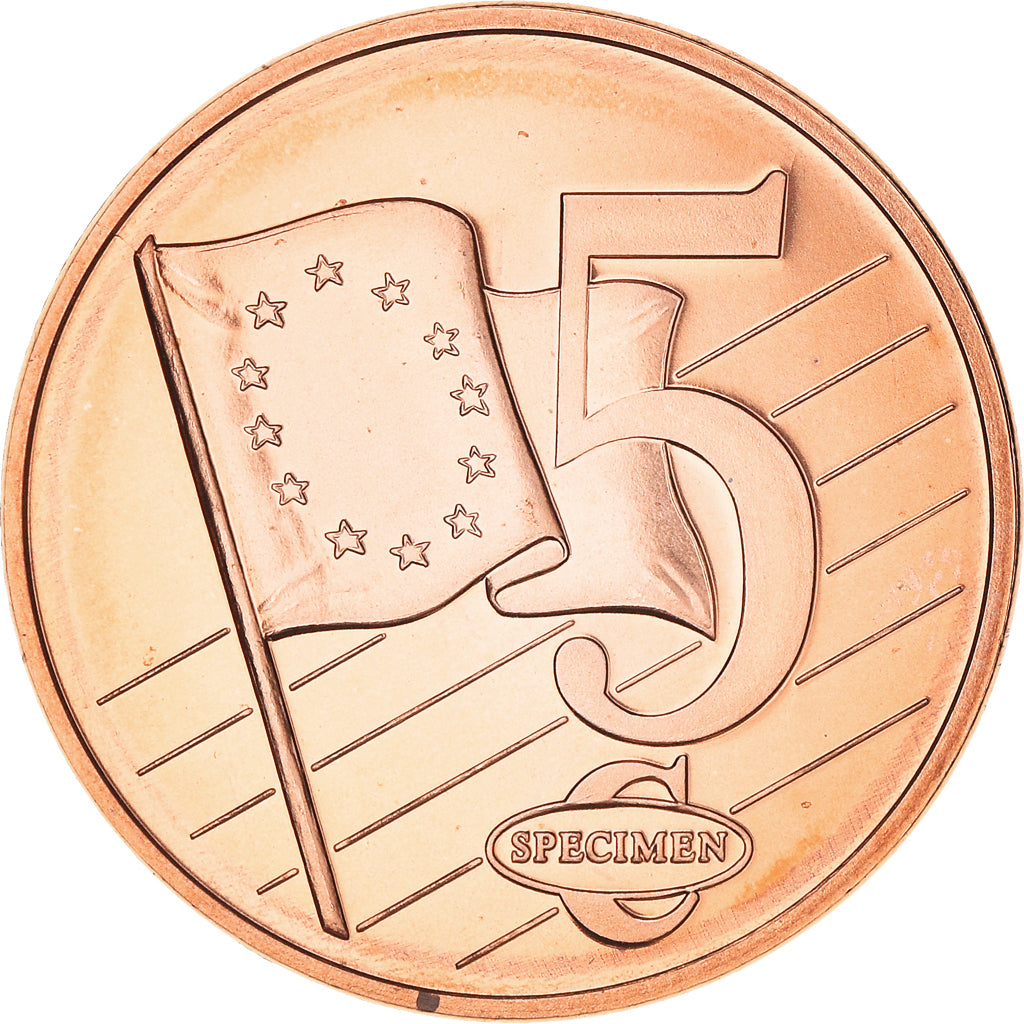Estonia, 5 Euro Cent, 2003, unofficial private coin, MS(65-70), Copper Plated
