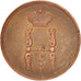 RUSSIA, Kopek, 1855, Ekaterinbourg, KM #149.1, EF(40-45), Copper, 2.35