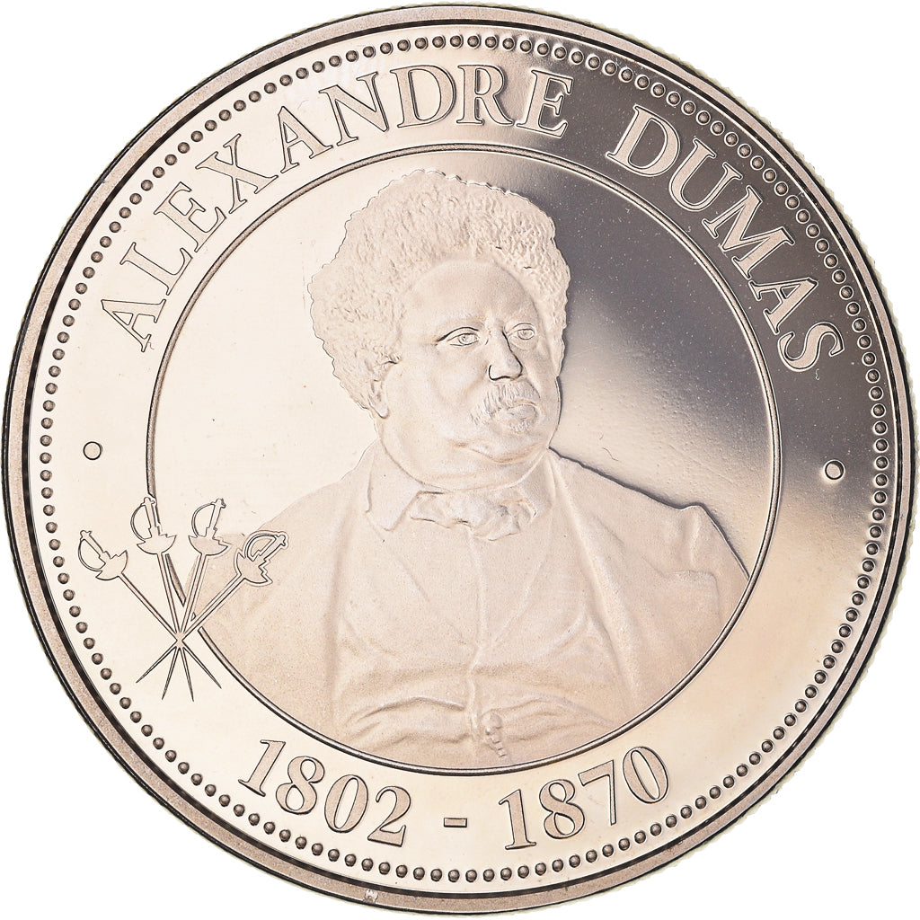 France, Medal, Collection Panthéon, Alexandre Dumas, Arts & Culture, MS(65-70)