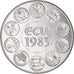 França, Medal, Ecu Europa, Europe Assise, 1983, Rodier, MS(63), Cobre-níquel