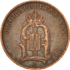 Coin, Sweden, Oscar II, Ore, 1877, EF(40-45), Bronze, KM:745
